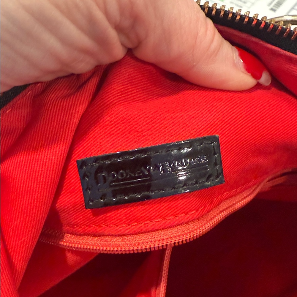 Dooney and Bourke, python, black and gray hobo sh… - image 11